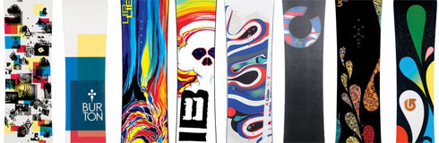 Snowboard graphics