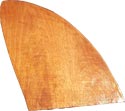 First surfboard fins