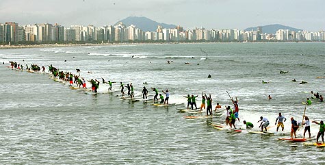 World Record Wave Surfing