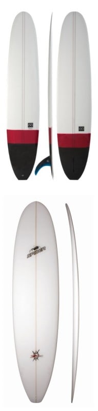 Mini malibu is the best surfboard for beginners. It is stable and forgiving but still not as heavy and clumsy as a longboard.