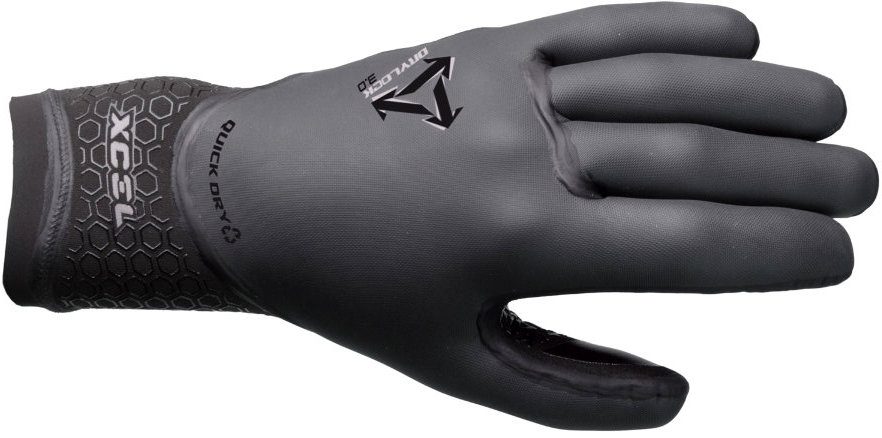 5mm Neoprene Double-Layer Thermal Wetsuit Gloves with Skid Resistance Particles for Swimming Surfing Fishing Diving Gloves Kayaking Canoe Gloves,L NZHK Diving Gloves 