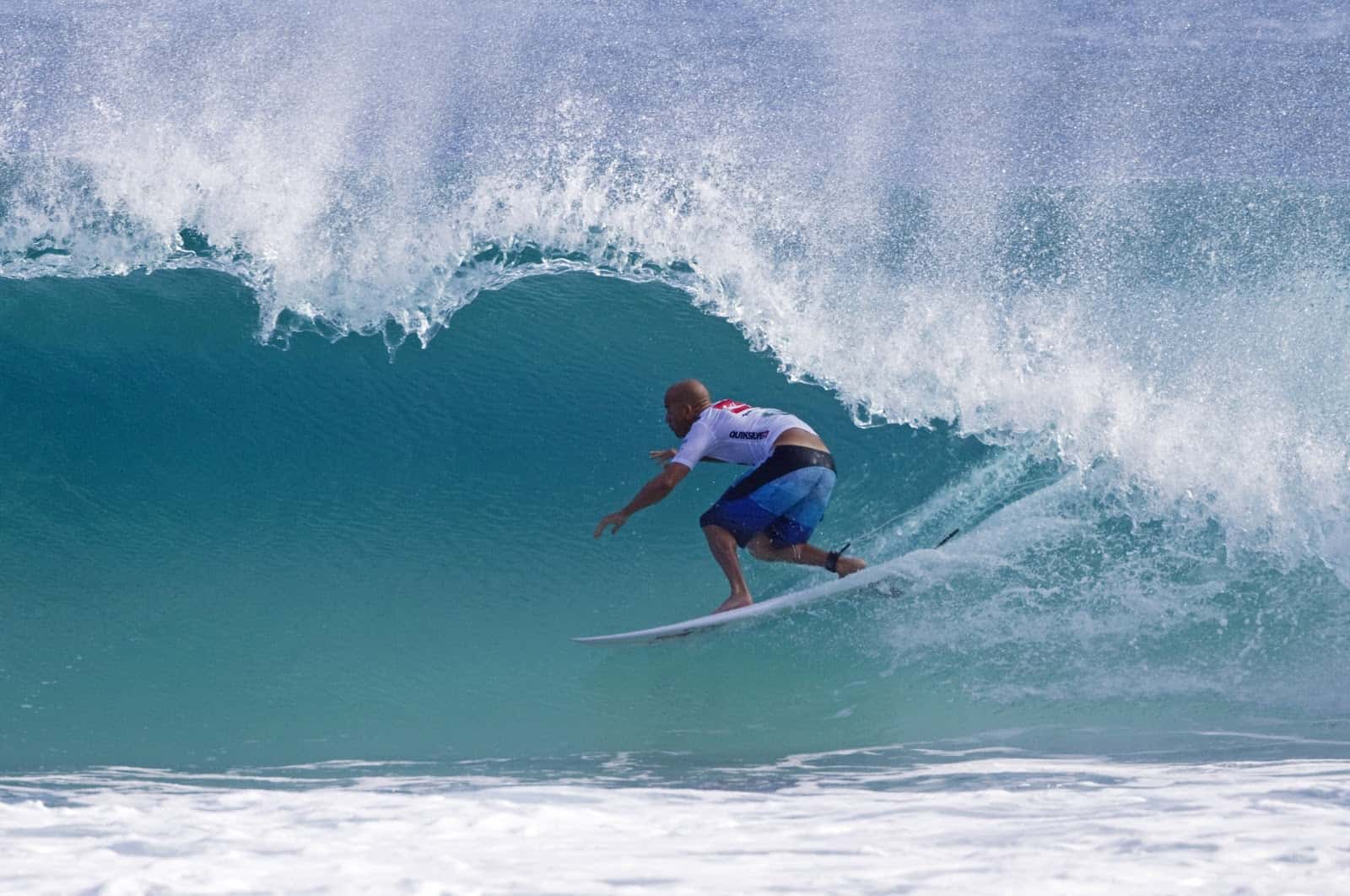 Kelly Slater of Cocoa Beach, Florida most famous surfer in the world