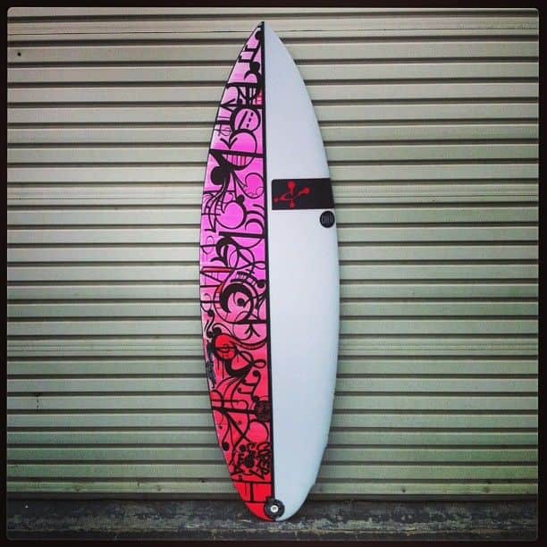 Surfboard paint outlet designs