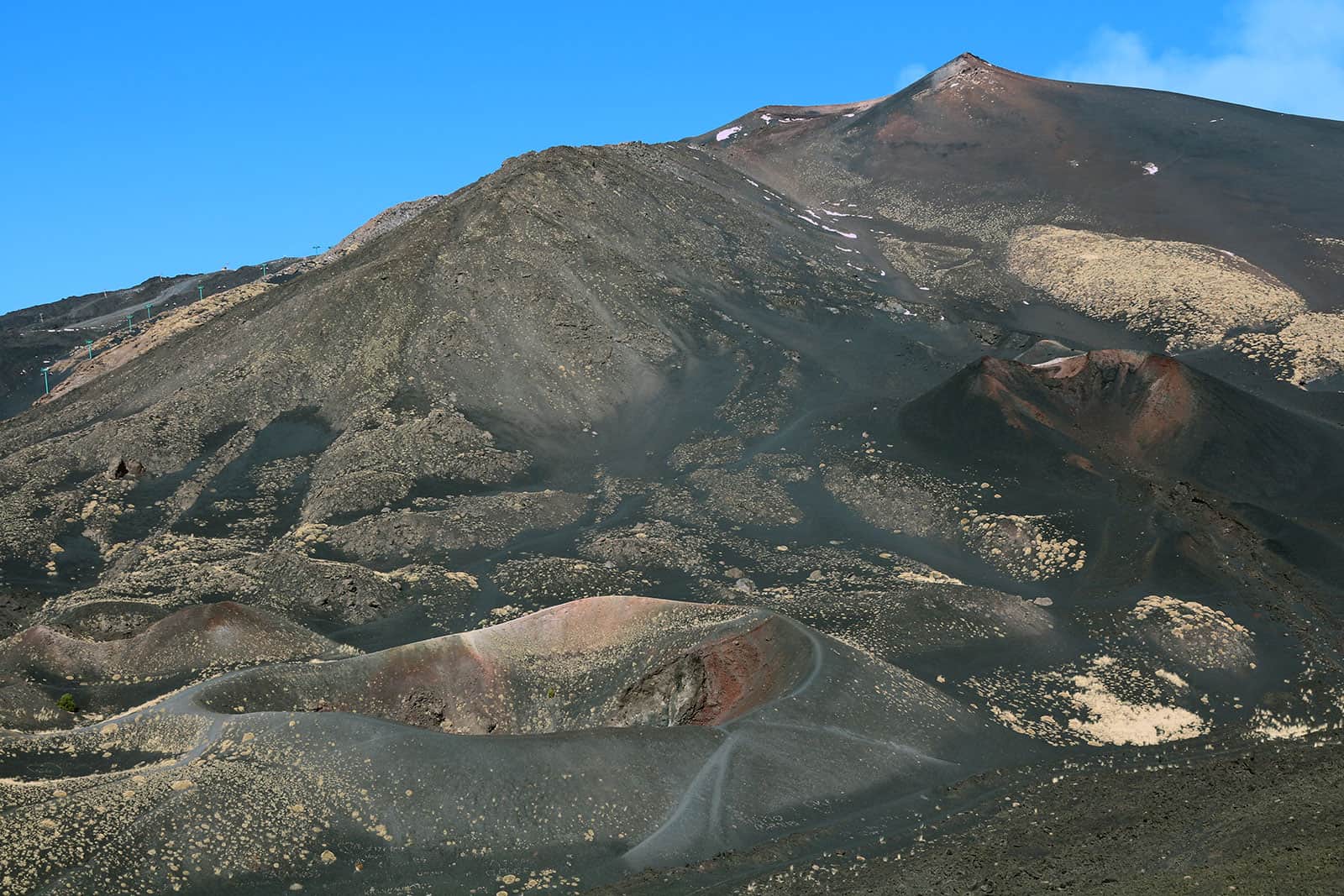 Main peak of the Etna volcano.