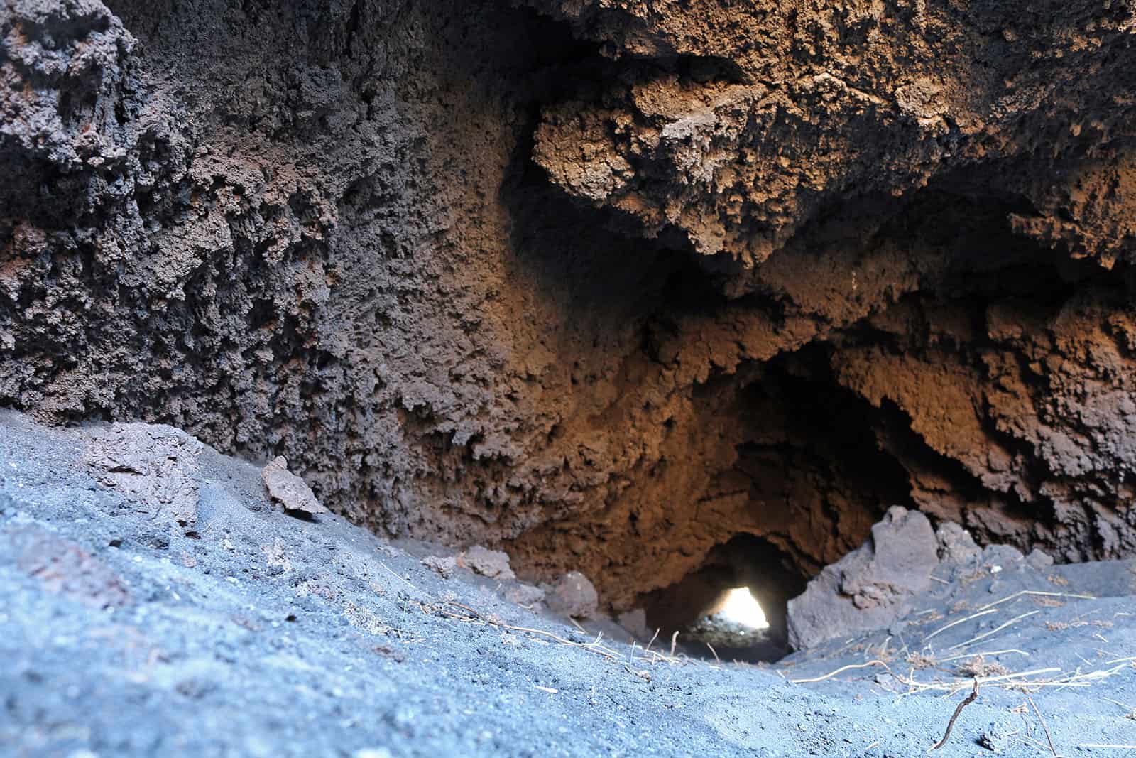Lava tunnel.
