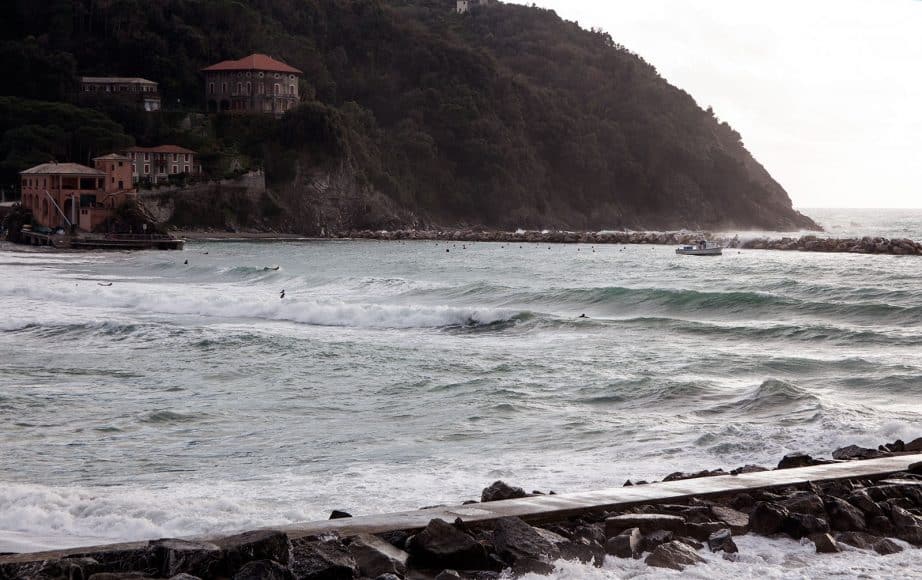 Levanto bay on the 2nd of January, 2017