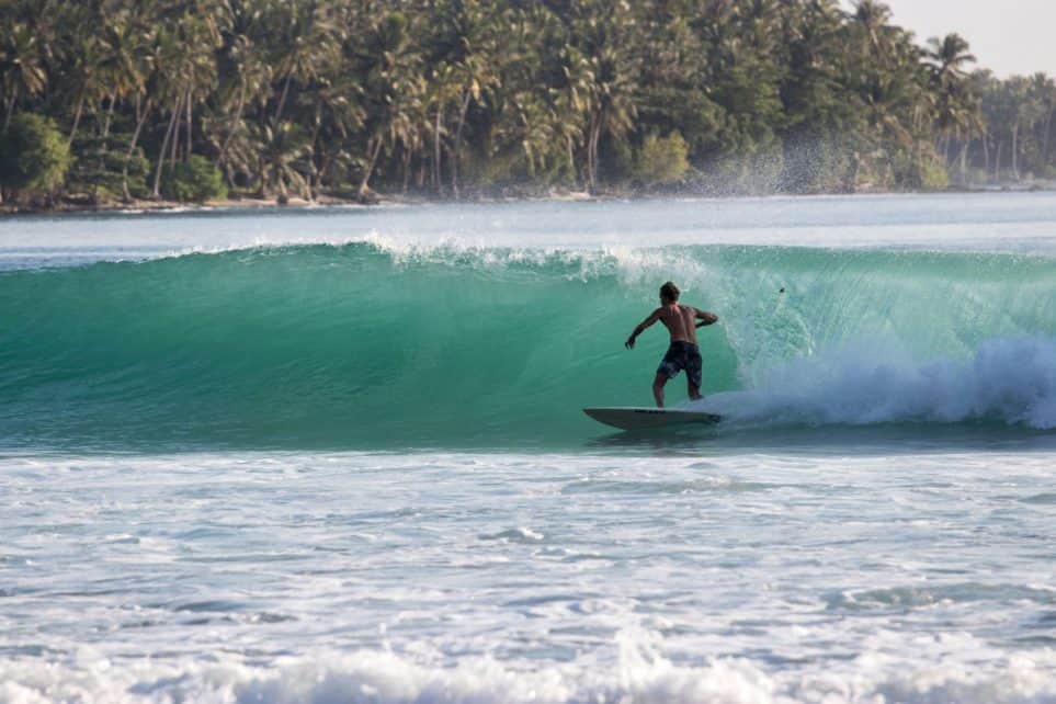 One of Mentawai surf breaks