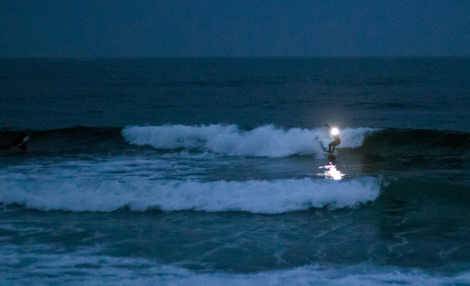 Night surfing. Photo: Miha Godec