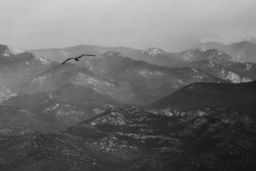 Fresh snow on the mouintains