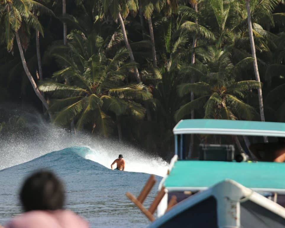 Surfer in Indonesia